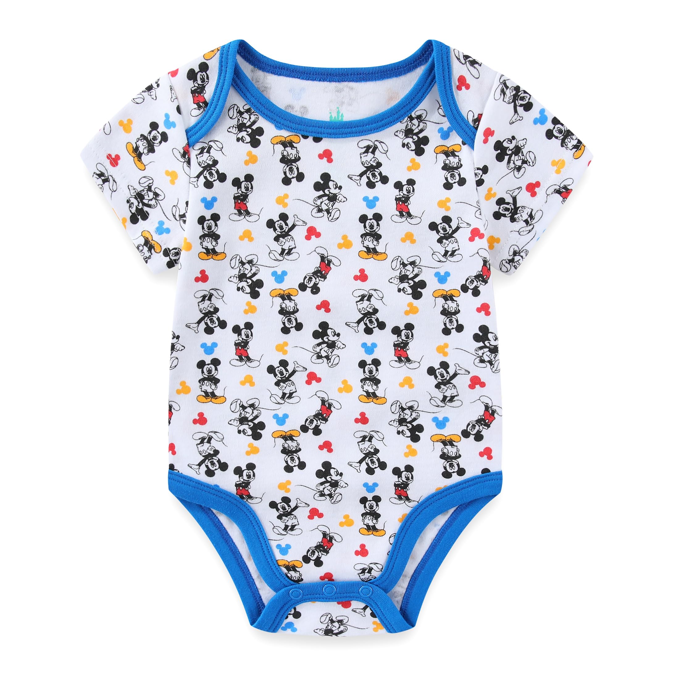 Disney Body a maniche corte da ragazzo, confezione da 5 pezzi, motivo: Topolino