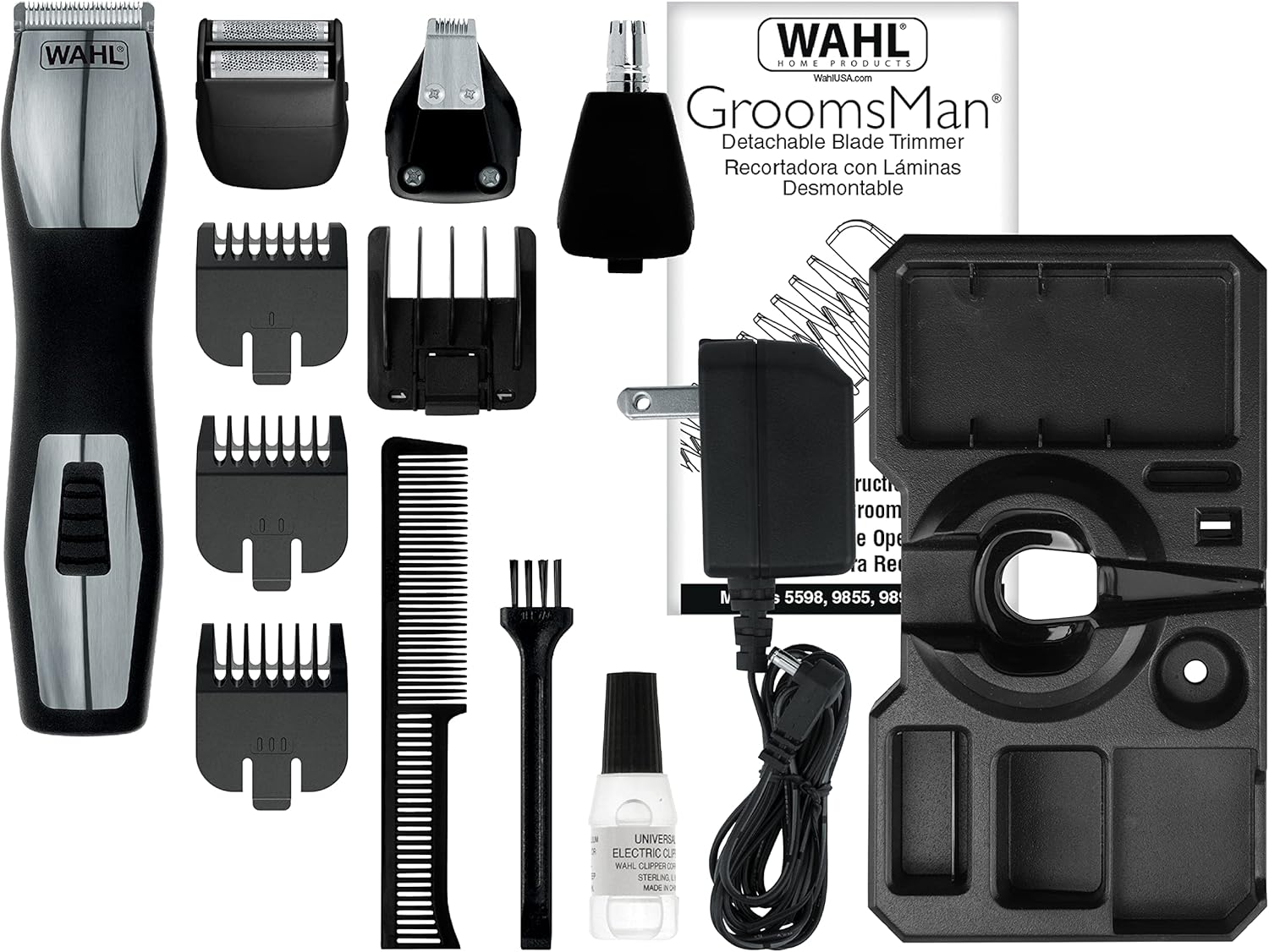 Wahl Groomsman Pro with attachments