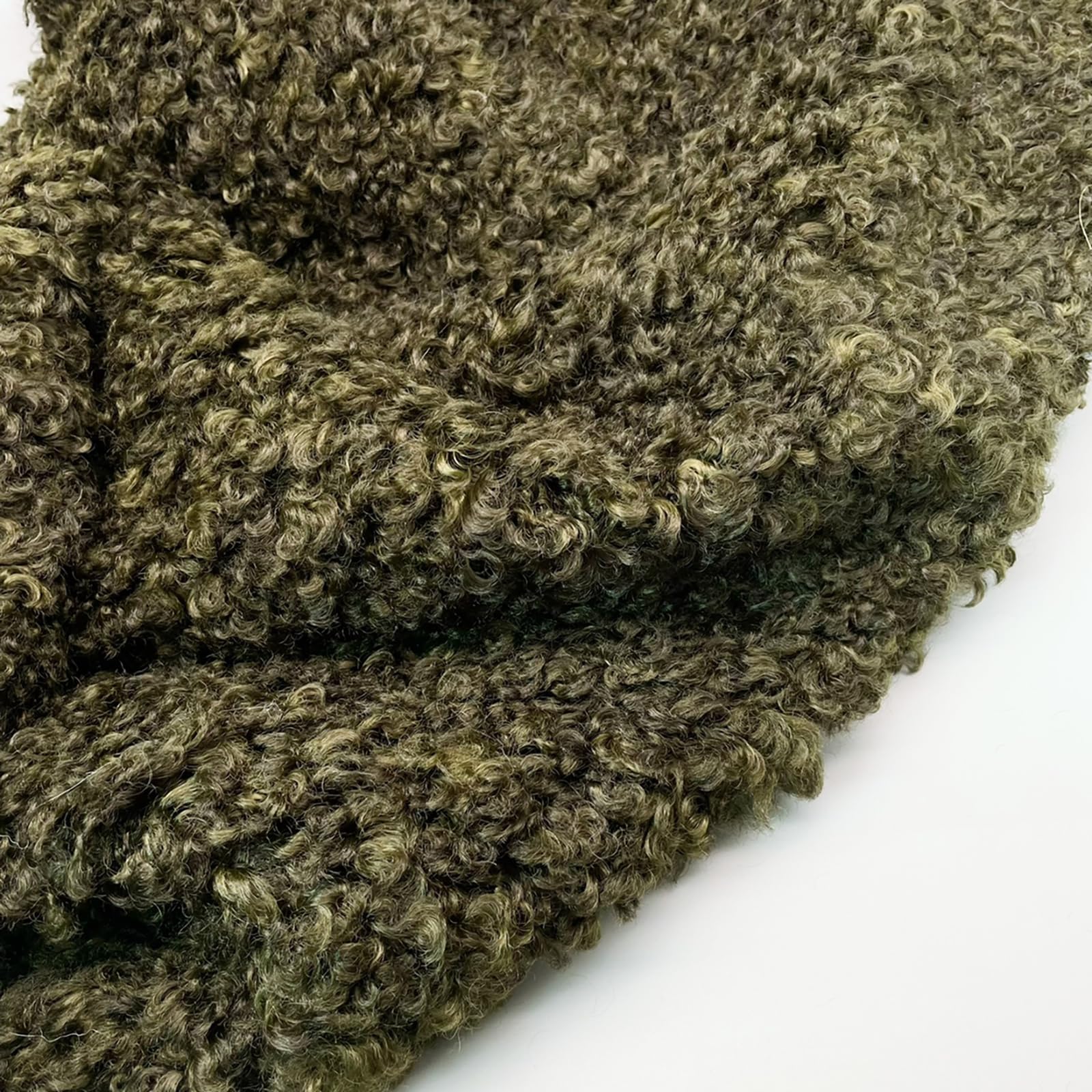 Amazon | フェイクファー生地 人工毛皮の生地シープスキン シェルパ