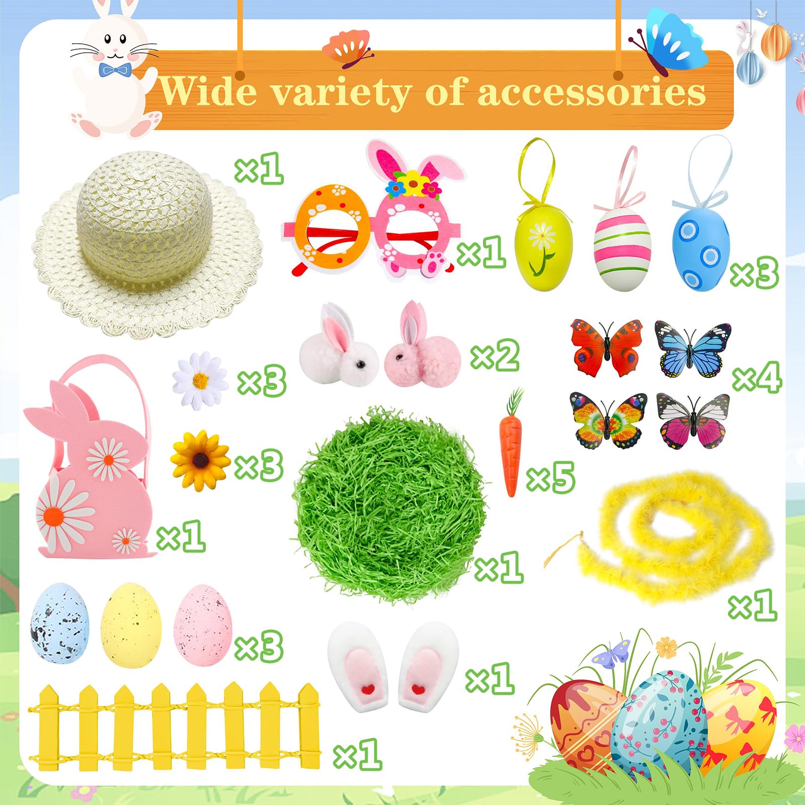 Easter Bonnet Kit, Easter Decorations - Image 3