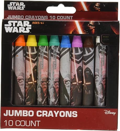 Star Wars "Ep7 Jumbo Crayon en caja (paquete de 10)