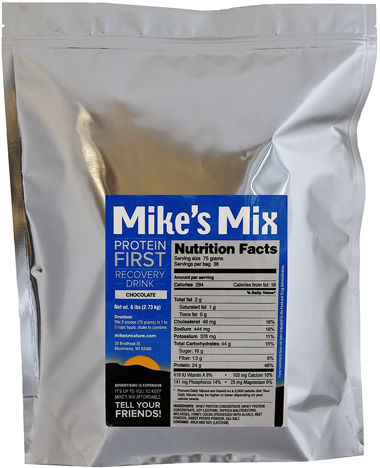 Amazon.com : Mike's Mix Protein First - 6 lbs (Chocolate) : Grocery ...