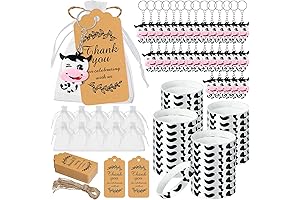 Cow Print Baby Shower Decorations and Favors