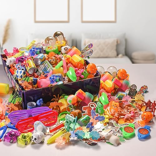 Miniatura 3 de 300 piezas de recuerdos de fiesta para rellenos de bolsas de regalos para niños, juguetes de caja de premios para aula de niños a granel, pequeños