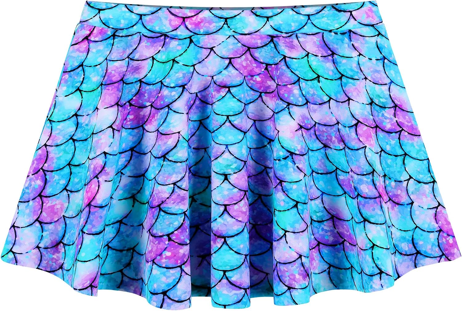 TFJH E 3 in 1 Sets Girls Swimsuits Short Sleeve Rashguard Suit UV 50+ Princess Swimwear Dress Skirt Zip 3-12Y