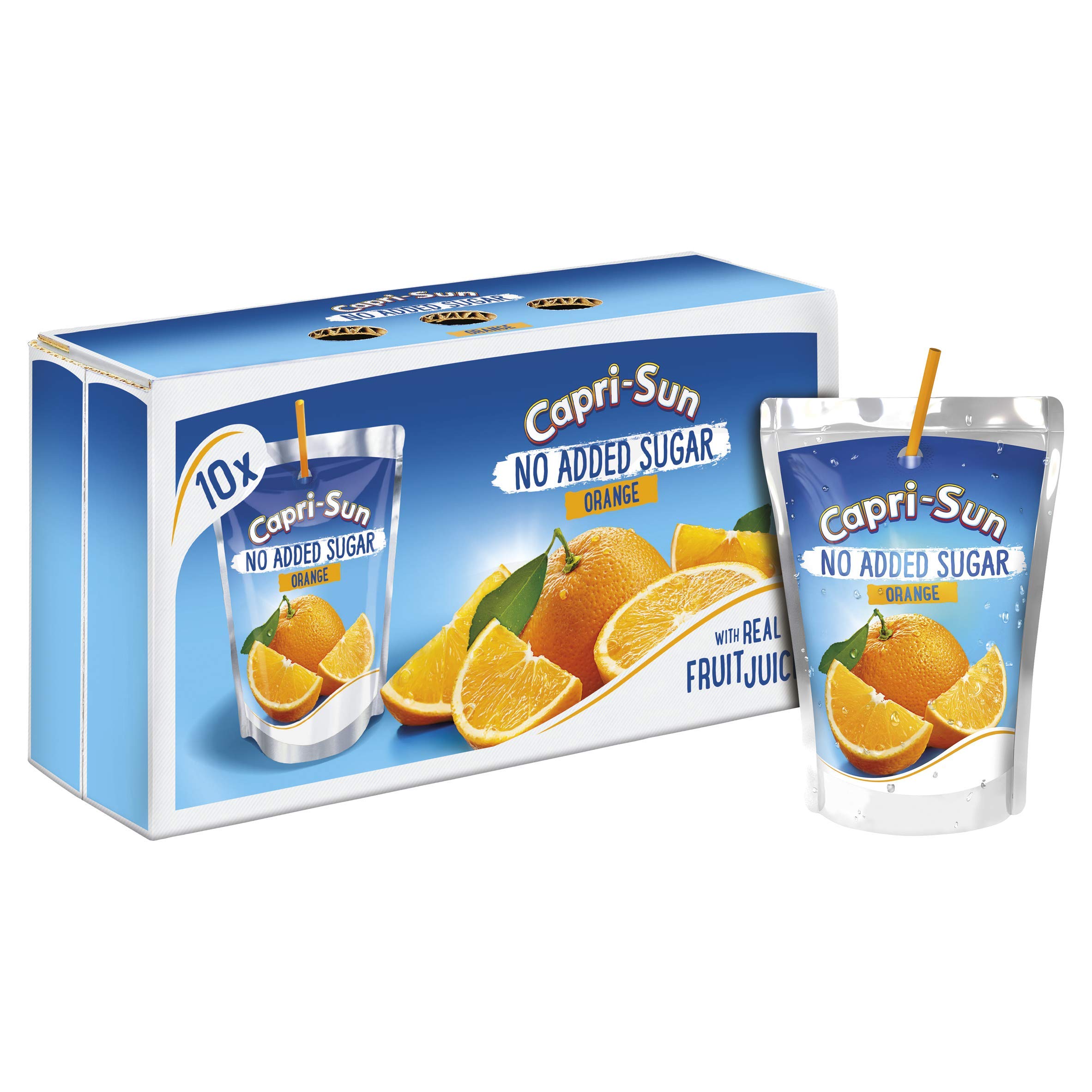 Capri-Sun Orange No Added Sugar 10 x 200ml : Amazon.ca: Grocery