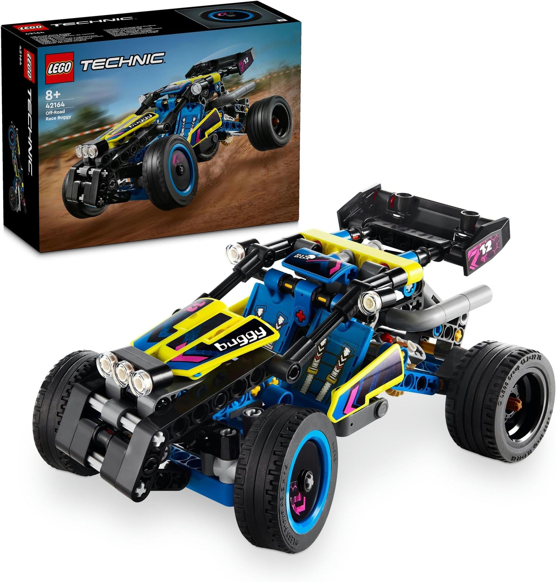 Lego 42164 Technic, Off-Road/Race Buggy, Toy, Birthday Gift, Blocks, Boys, Girls, Kids, 8, 9, 10, Elementary School, Vehicle, Car, Mini Car