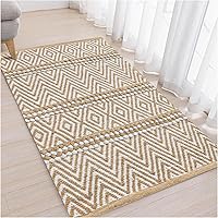 Vista 19 de Bedding Craft Alfombra de baño – 100% algodón, reversible, absorbente de agua, lavable a máquina, alfombra de baño suave para lado de la bañera, 17