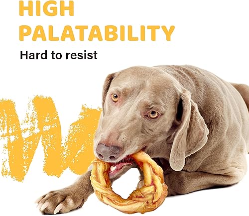 Miniatura 4 de iPaw Tendones de pavo para perros, 100% Turquía y materia prima de origen estadounidense, hipoalergénicos, masticables naturales de grado humano