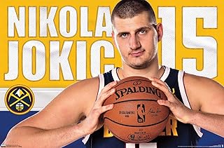 NBA Denver Nuggets - Nikola Jokic 19 Wall Poster