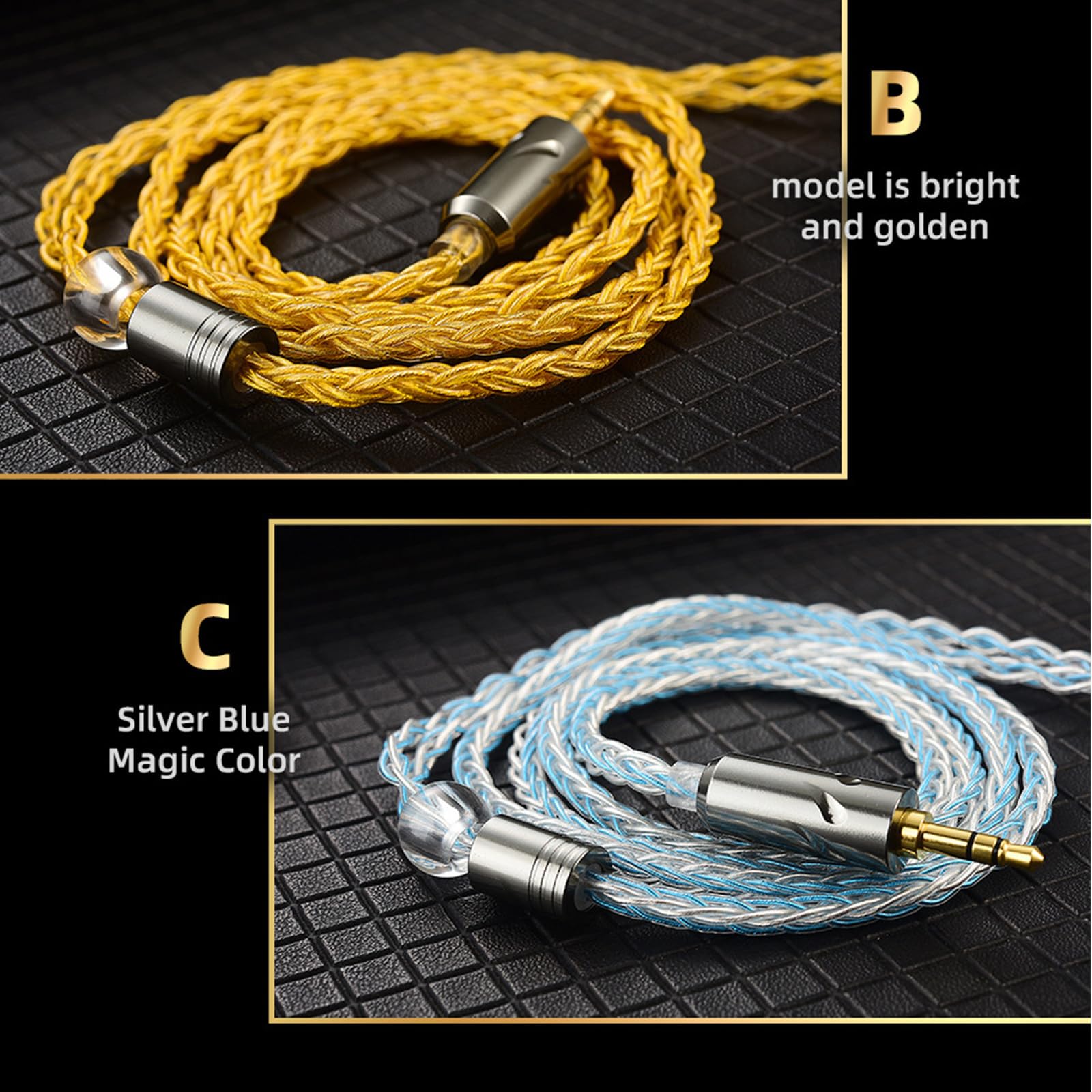 イヤホンケーブル Amazon | オーディオアダプターケーブル、MMCXイヤホンケーブルOFC銅線