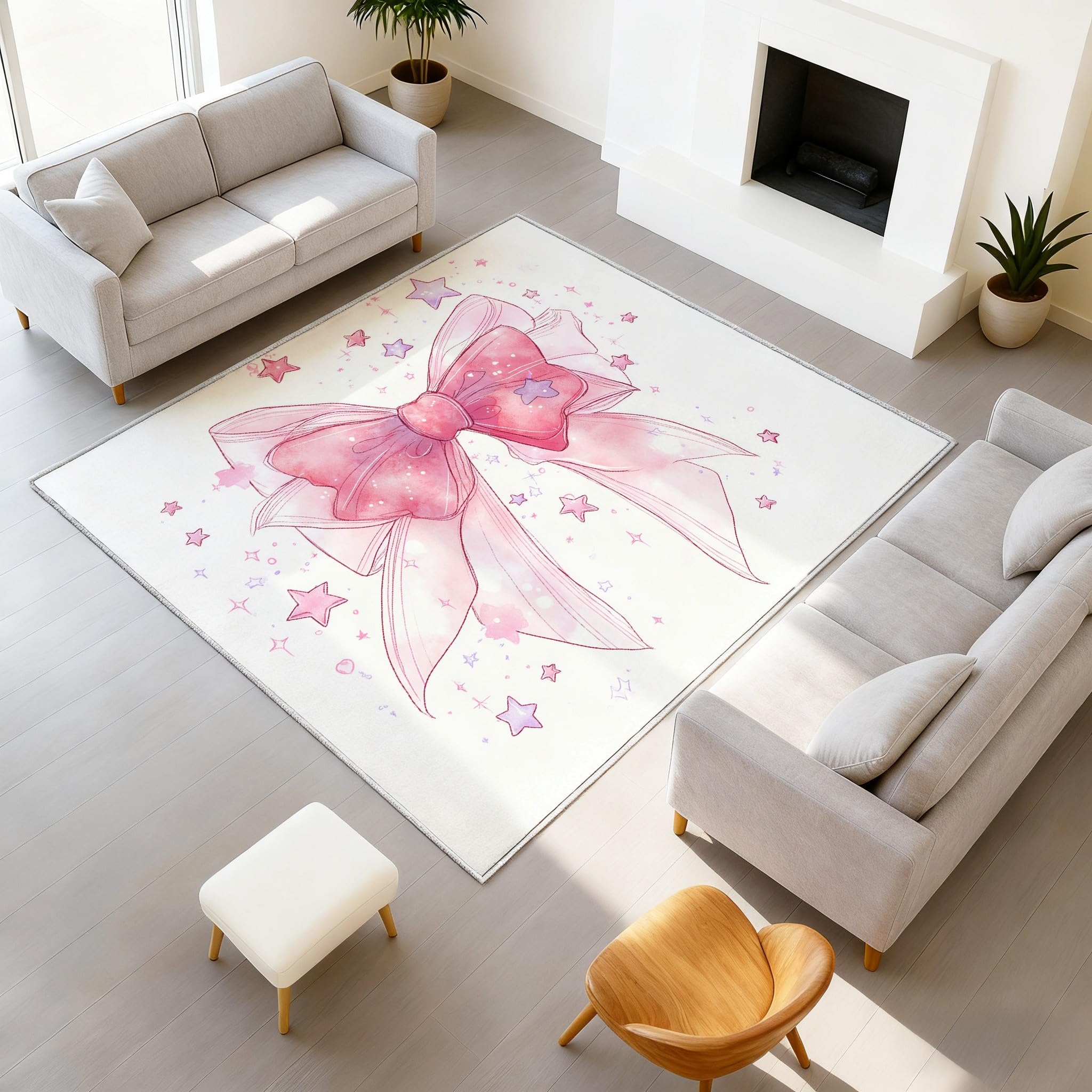 Tapis lavable anime rose fini les glissades dans le couloir et l'entrée