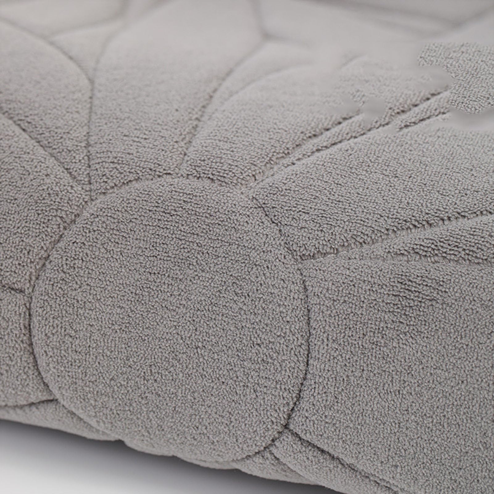 PIKETU Assorbente asciugatura veloce tappeto, decor space tappeto da bagno e doccia, antiscivolo in memory foam tappeto,Nero,50 * 80cm(A)