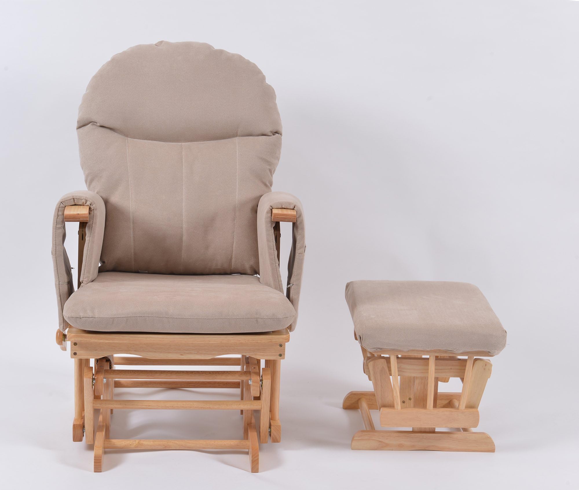 Habebe Glider Rocking Nursing Recliner Chair with footstool ***WITH BRAKE & WASHABLE COVERS***