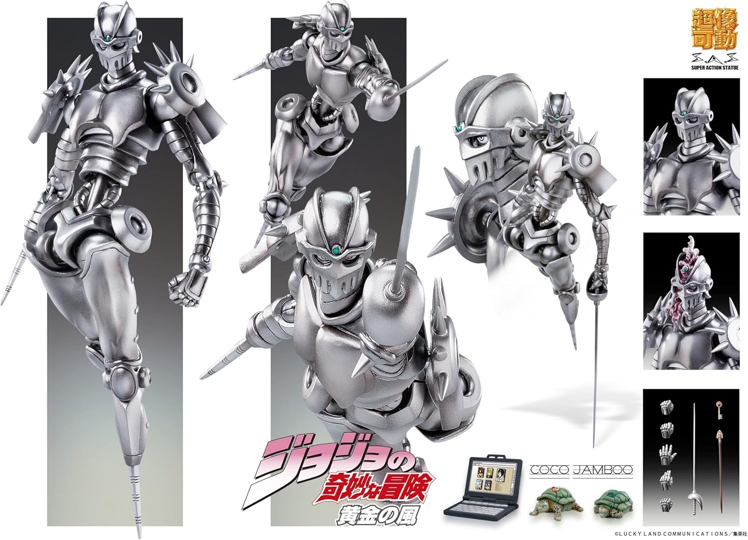 JoJo’s Bizarre Adventure Part 5: Silver Chariot Chozokado Action Figure