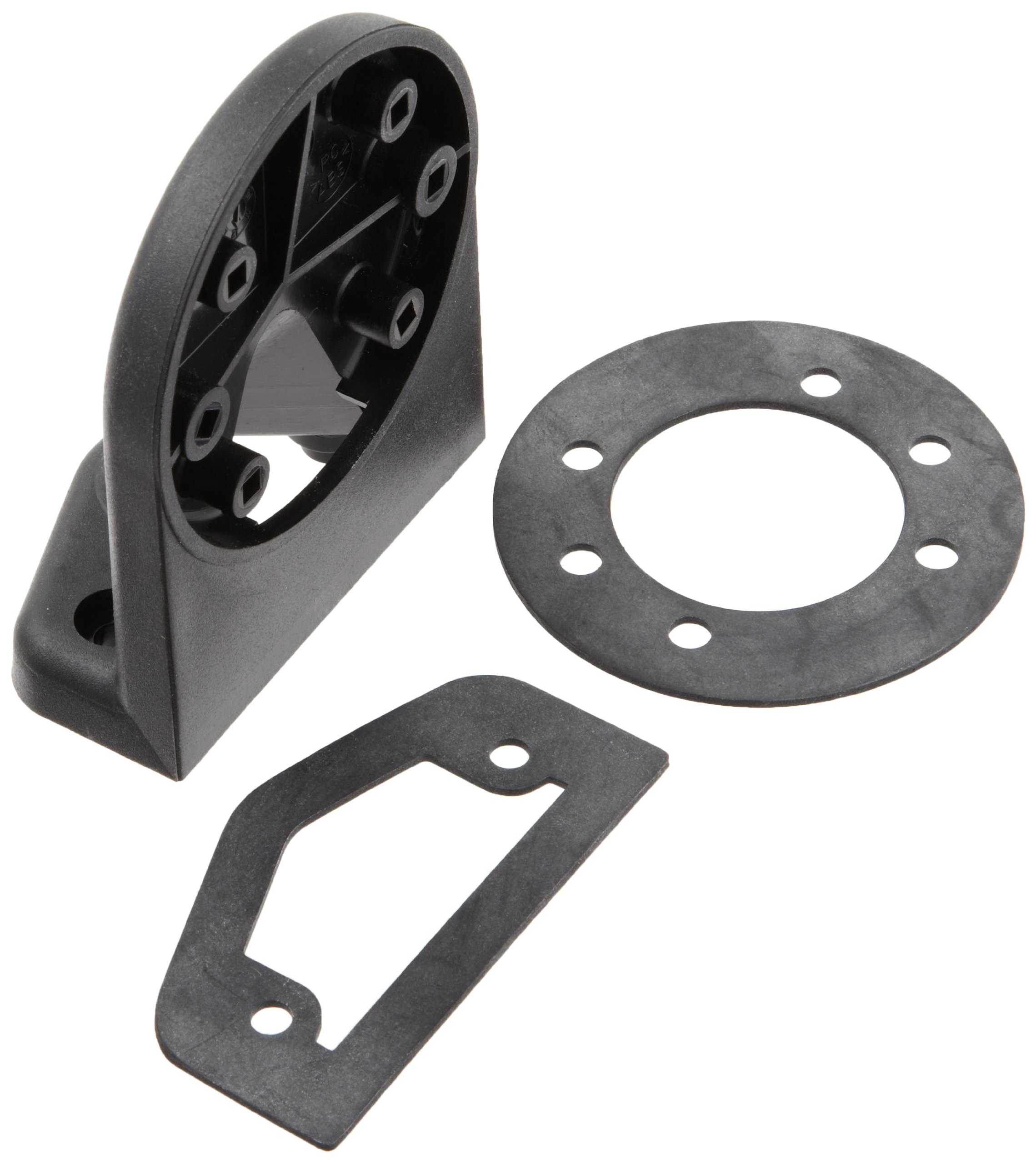 WERMA 960.000.14 Bracket for Base Mounting, Black
