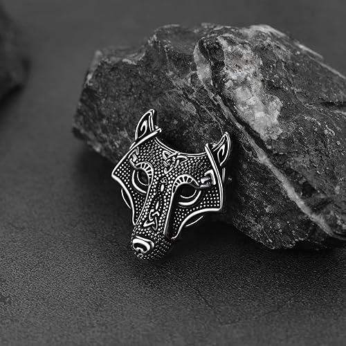 Vista 8 de FaithHeart Broches para mujer, diseño de calavera punk/araña/cuernos con delicado embalaje de regalo