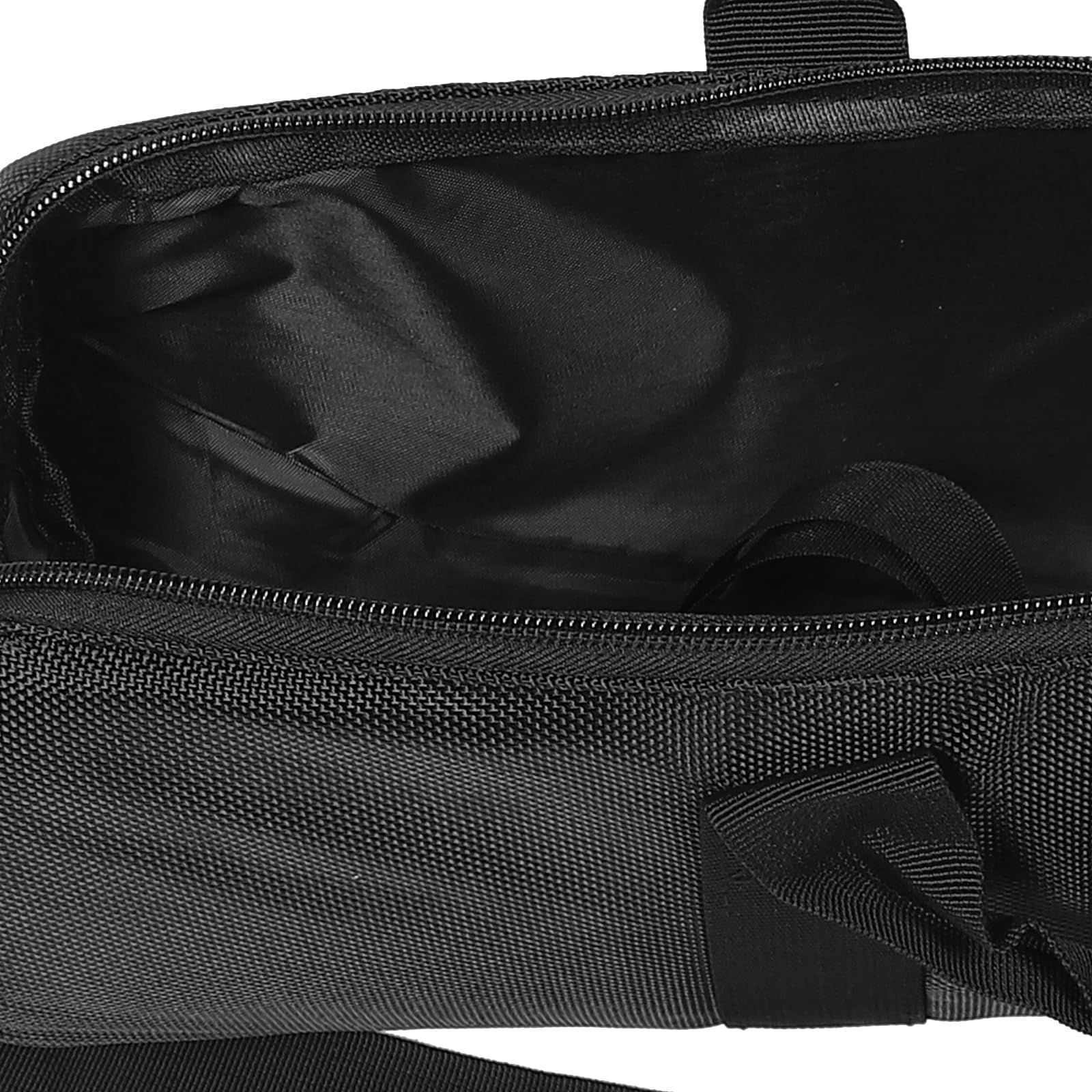 Borsa per Leggio Pieghevole 50x13 Cm, Cilindrica con Maniglia | Nera, per Accessori Musicali, Formato da Viaggio per Prove e Spostamenti