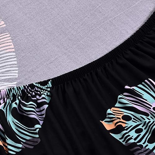 Vista 118 de MIFXIN Funda de sofá sin brazos, funda elástica plegable para sofá cama, sin reposabrazos, protector de muebles de elastano impreso lavable, sin