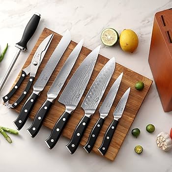 Amazon.com: NANFANG BROTHERS Knife Sets for Kitchen with Block