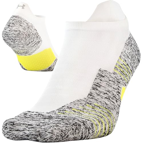Under Armour Unisex-Adult Run Cushion No Show Tab Socks
