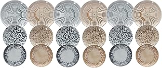 Tognana Goblin Servicio de mesa de 18 piezas, fabricado en Italia