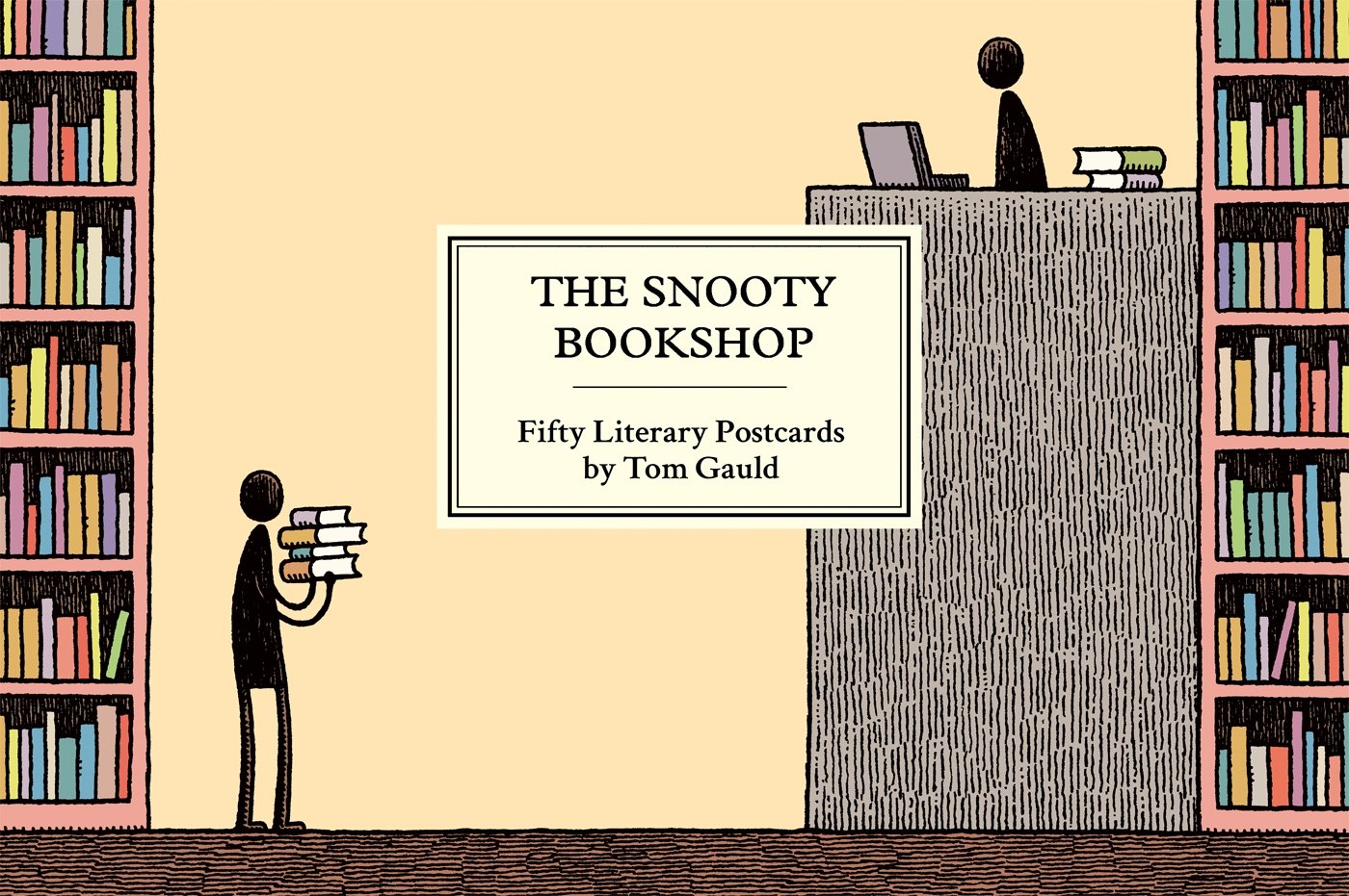 The Snooty Bookshop: Fifty Literary Postcards by Tom Gauld Hardcover – November 13, 2018