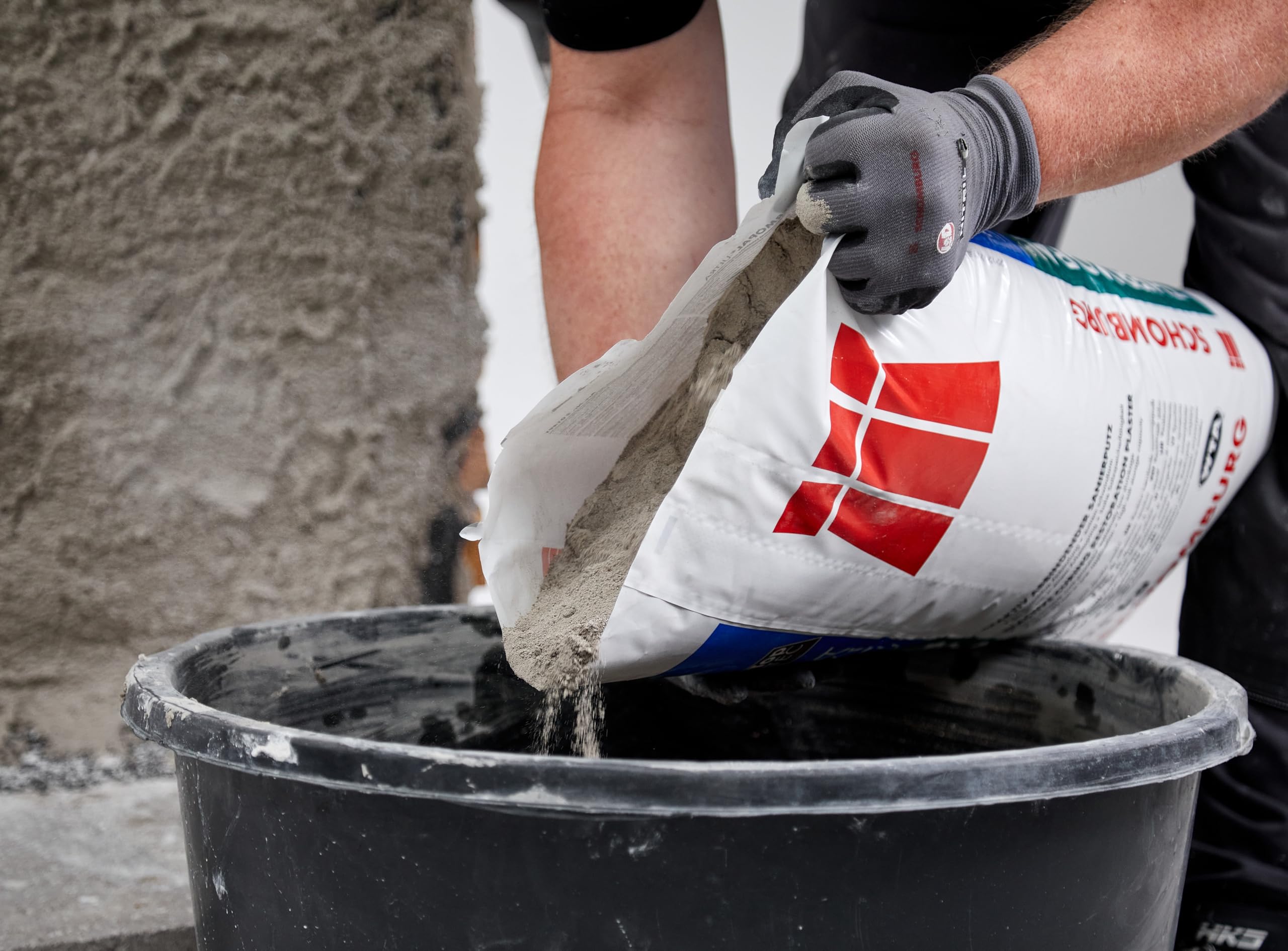 THERMOPAL-ULTRA - Sanierputzmörtel – WTA-zertifizierter, mineralischer Werktrockenmörtel, abriebfest, für Innen- und Außenbereich, Feuchtigkeitsschäden & Salzbelastung, grau - 25kg