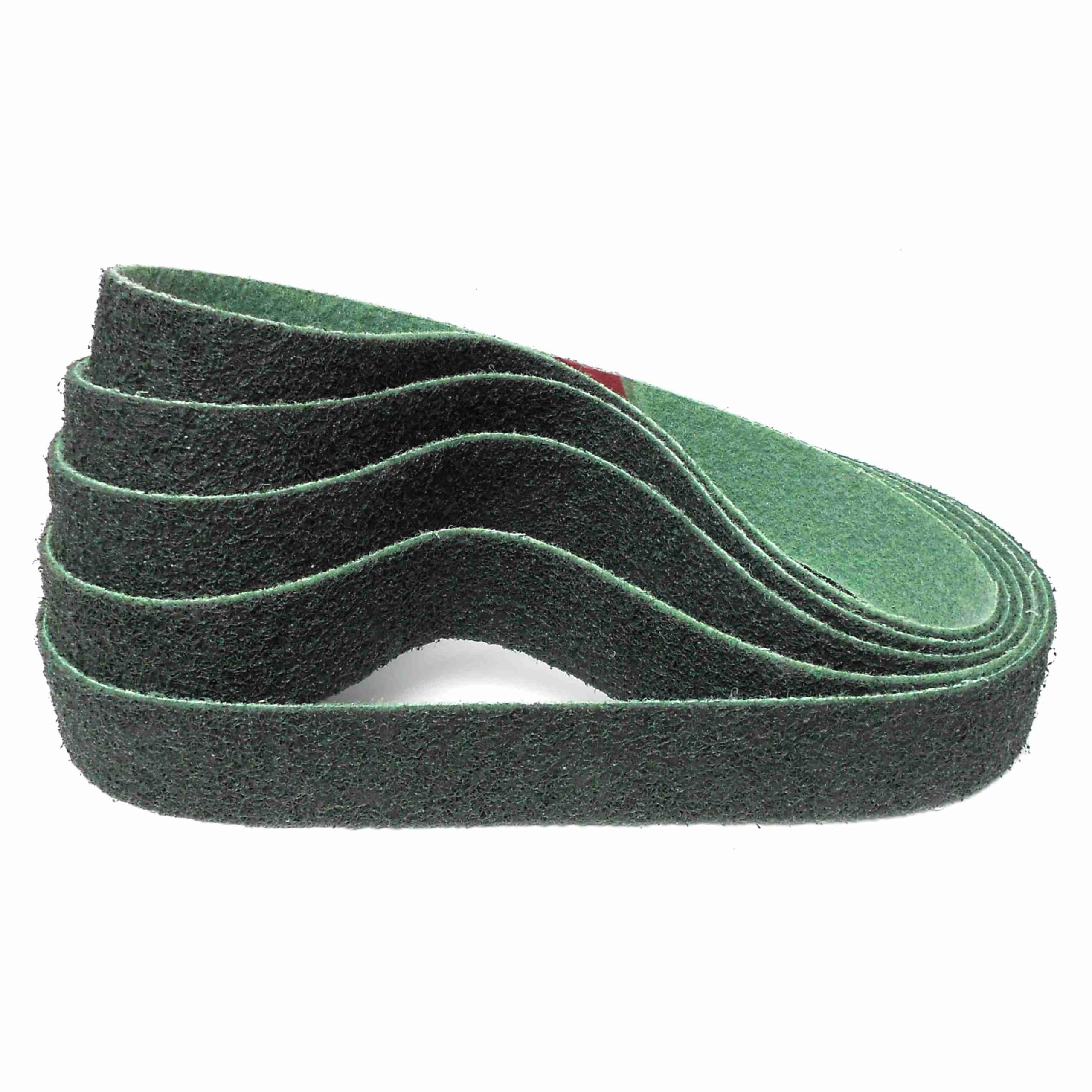 Pro Line Vlies-Schleifband/Vliesband | 40 x 760 mm | 5 Stück | Körnung: fine/fein/grün (P180 - P240)