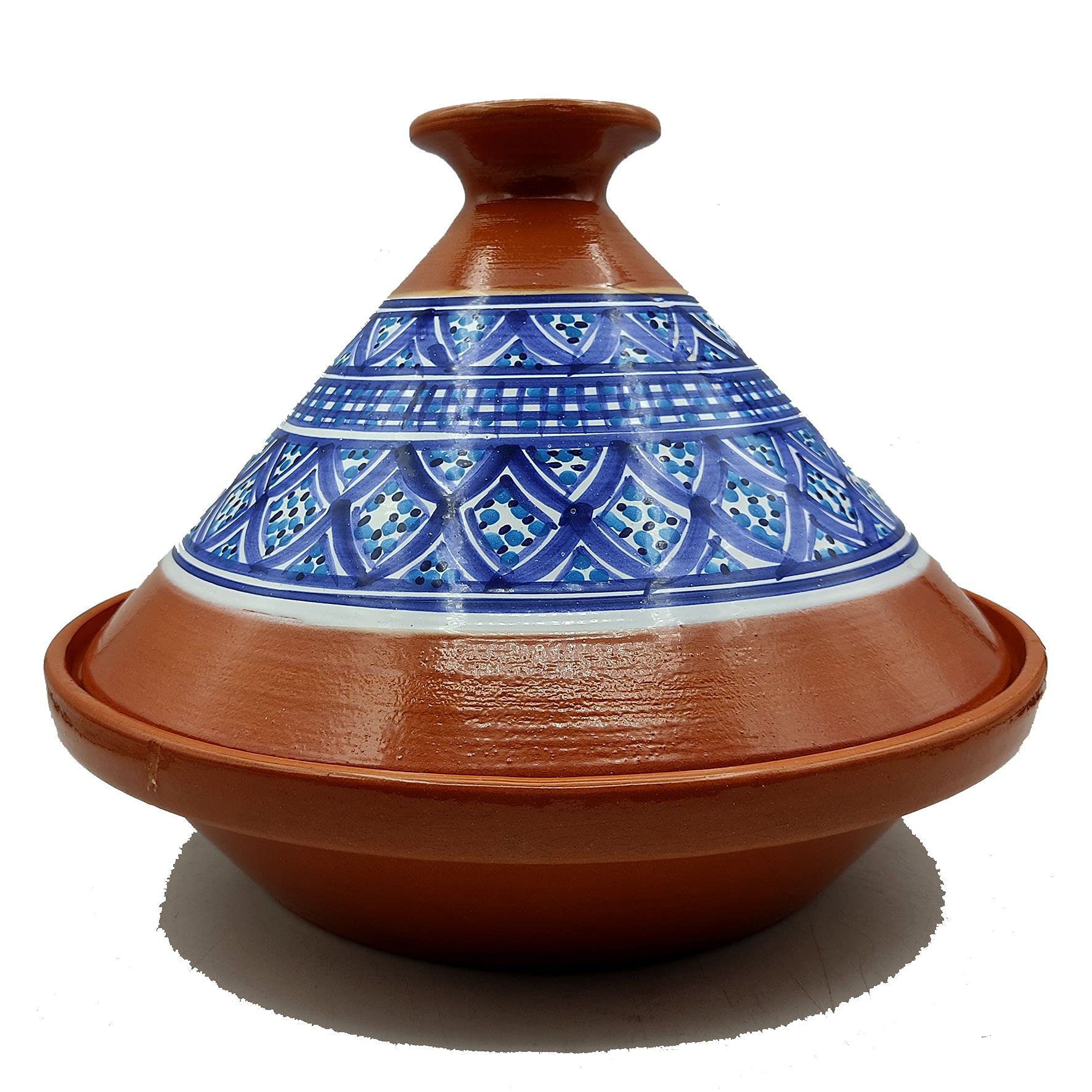 Tajine in Terracotta XL 32cm – Autentica Pentola Etnica Marocchina/Tunisina con Ebook Gratuito 0907211208