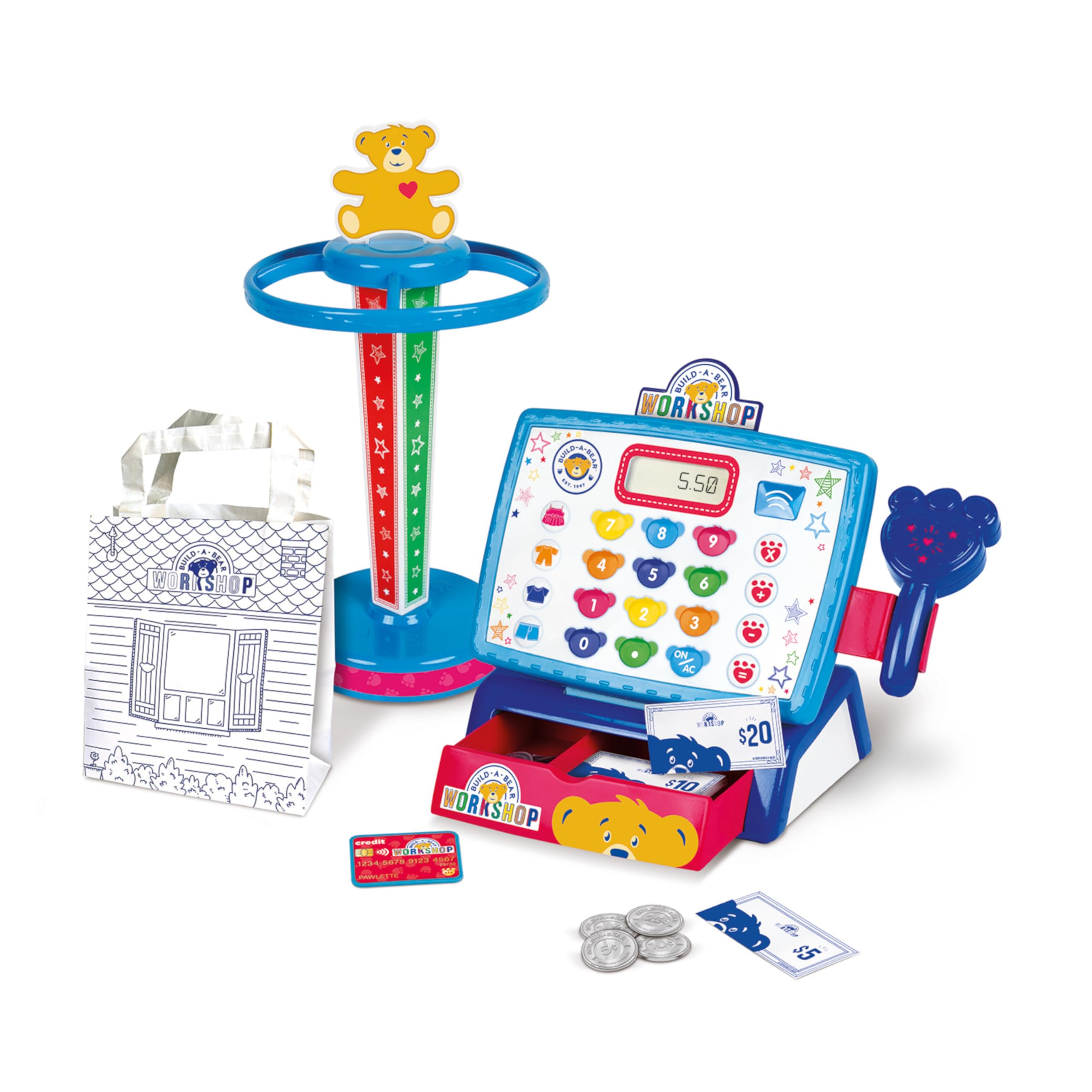 Casdon Toy Build-A-Bear Workshop Shop & Checkout Playset