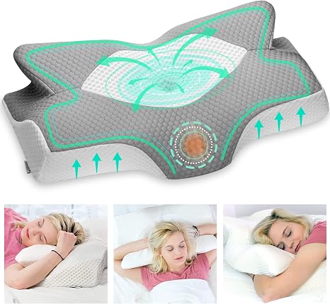 Elviros Cervical Memory Foam Pillow - Thumbnail 5