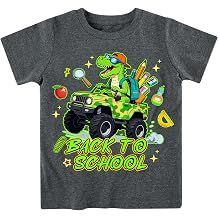 Boys Festival Shirt, Holiday Graphic Cute Print T-Shirt 3-7 Years Toddler Summer Short Sleeve Tops | Back to School Shrit, First Day of School, Christmas, Thanksgiving, Festival Theme Tshirt, Funny Cute Print, Machine Washable