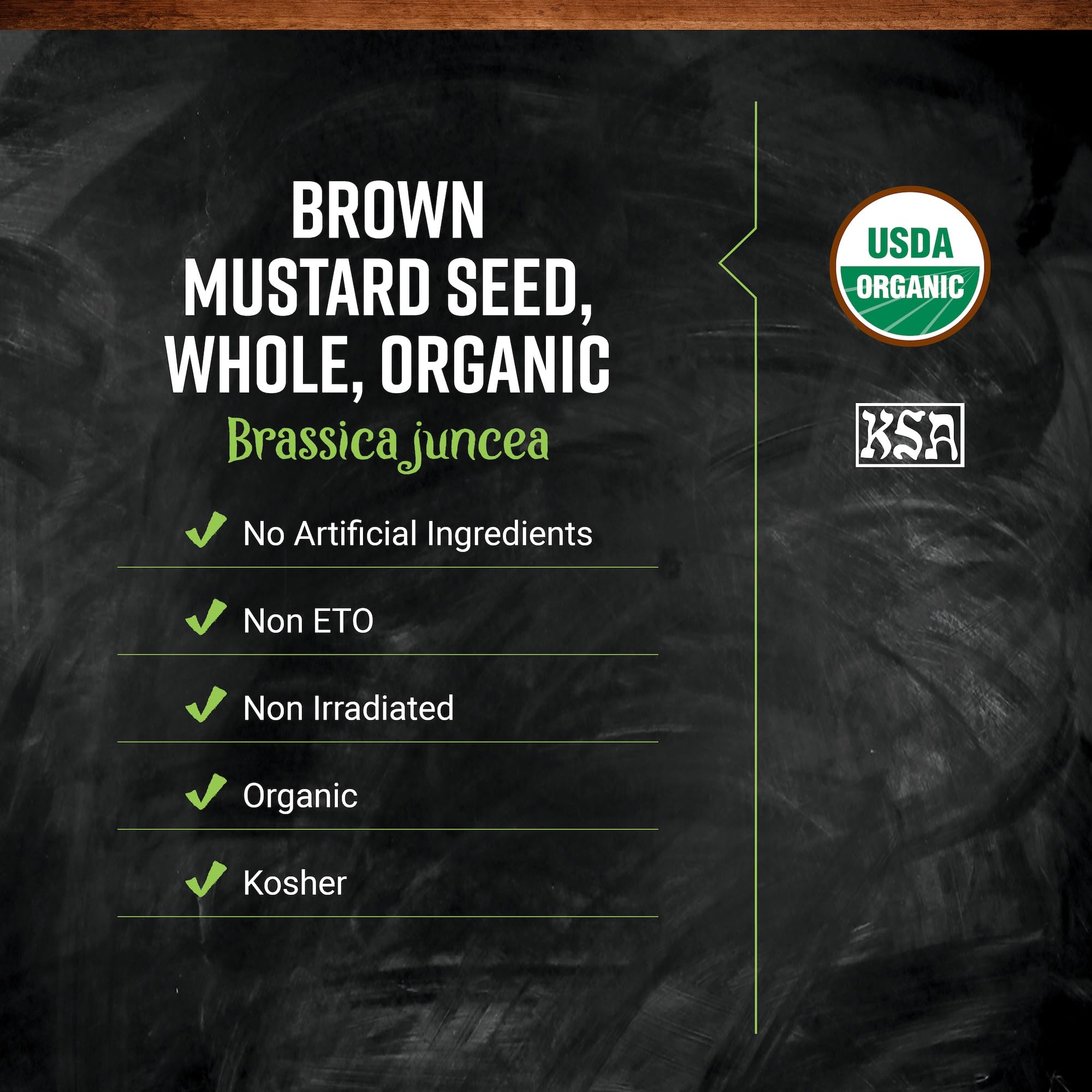 Frontier Bulk Whole Certified Organic Mustard Seed Brown 1 lb product thumbnail 4