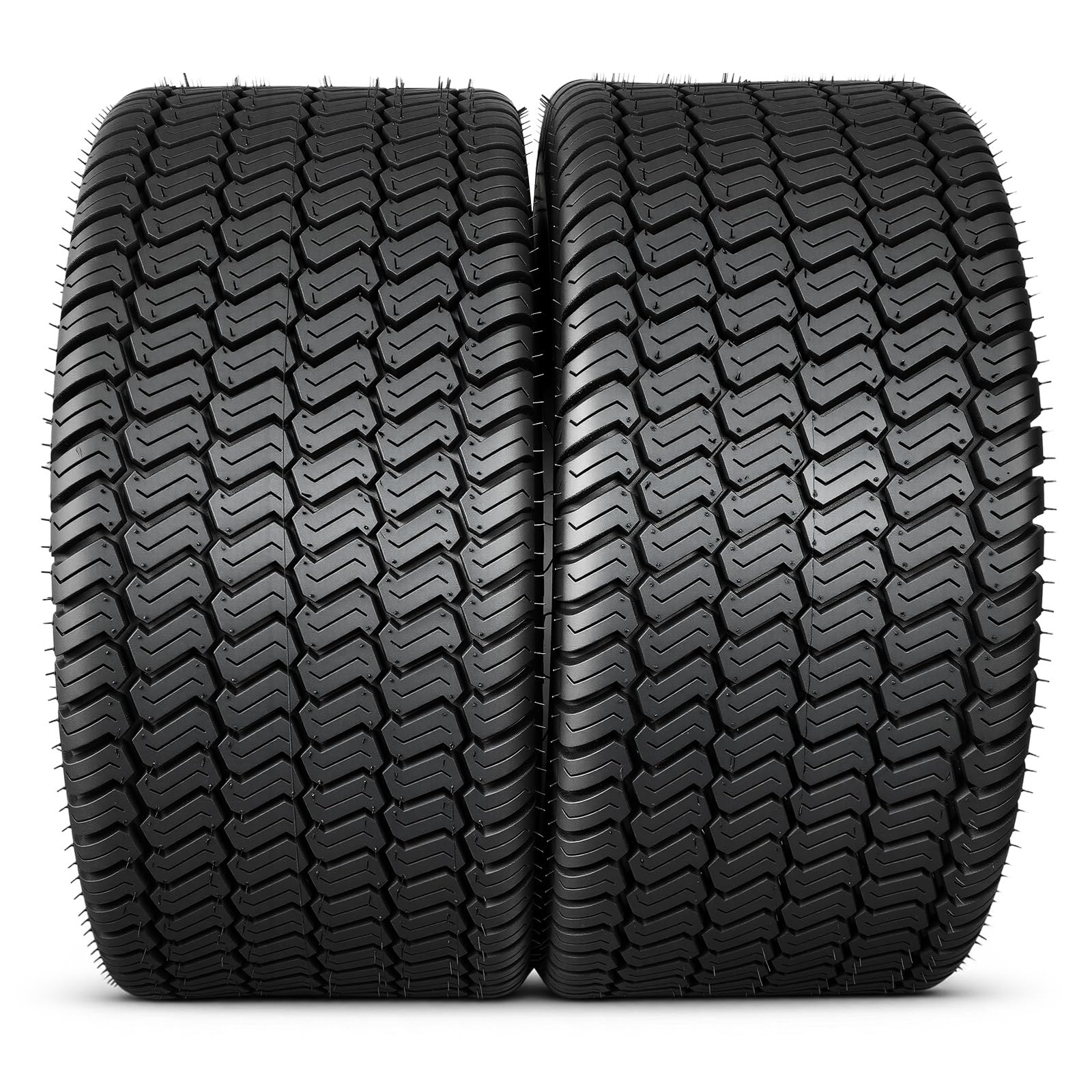 2Pcs 24X9.50-12 Lawn Mower Tires, 4PR 24x9.5x12 Riding Tractor Turf Tire