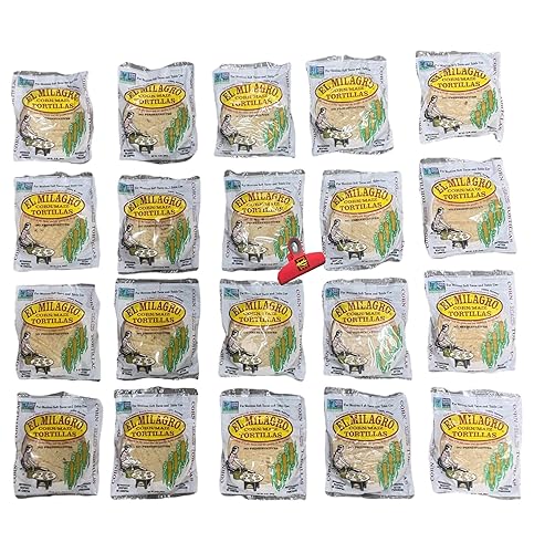 El Milagro - Tortillas de maíz de maíz Munchie Box Reserve (plástico, (20) paquetes de 10 onzas)