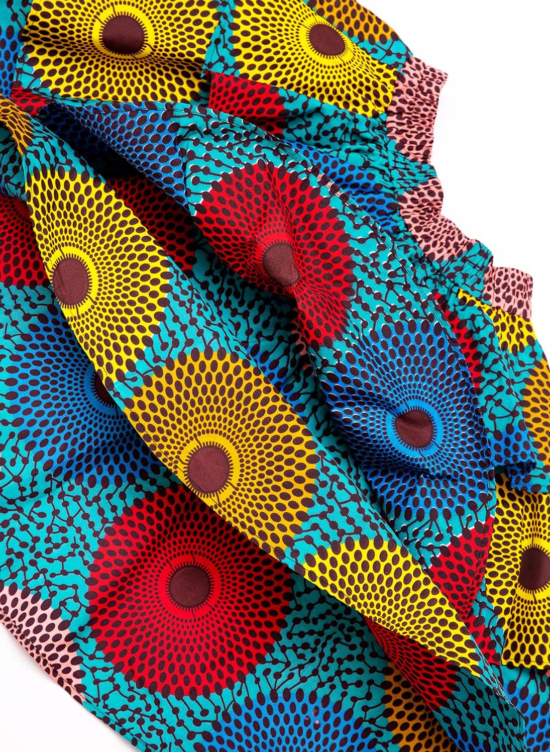 Women African Print Skirt Ankara Wax Short Skirt - Image 6