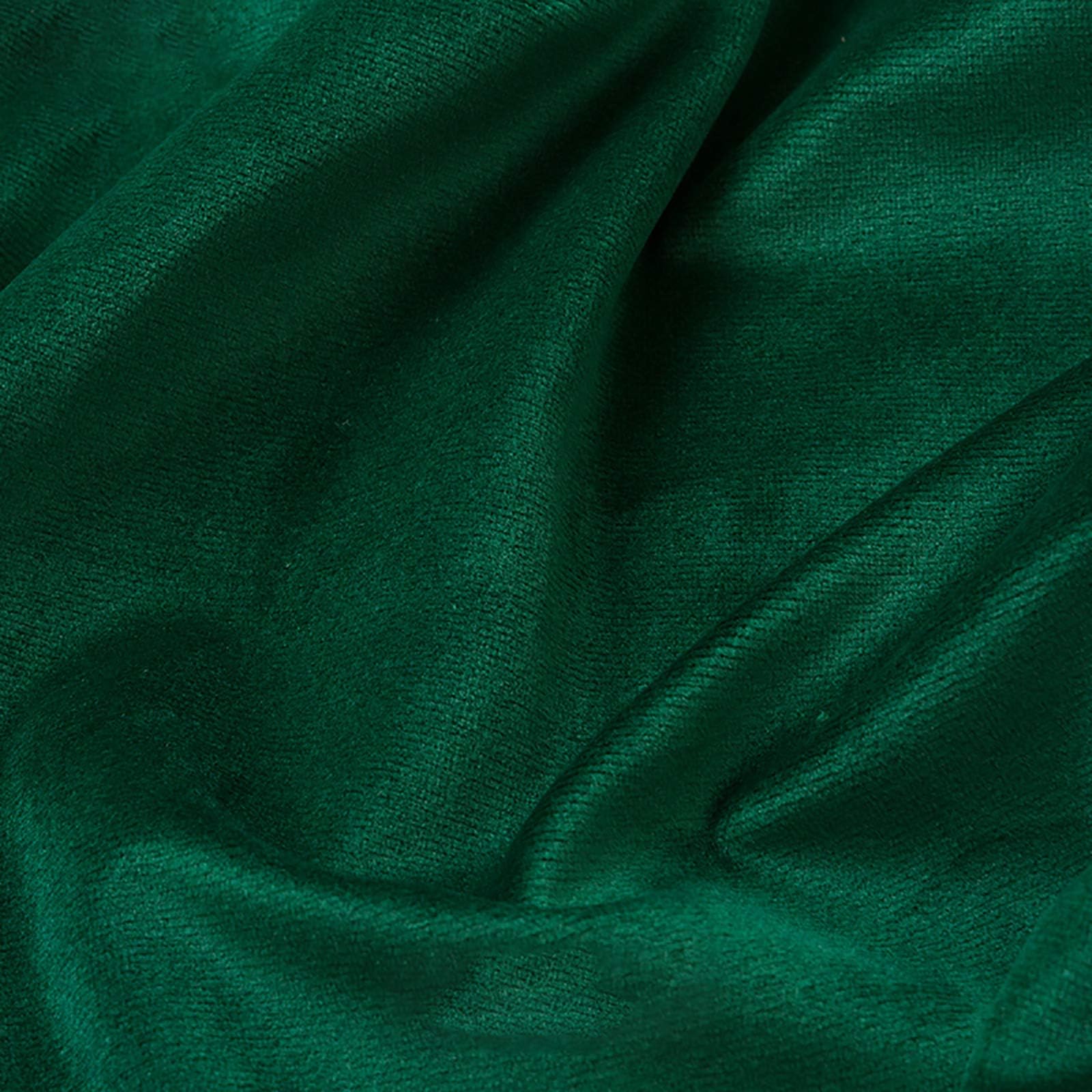MUYUNXI Velvet Fabric Thick Soft and Elegant Furniture Fabric Upholstery Fabric Furniture Seat Cover Fabric 150 cm Wide Sold by the Metre (Colour: Dark Green)