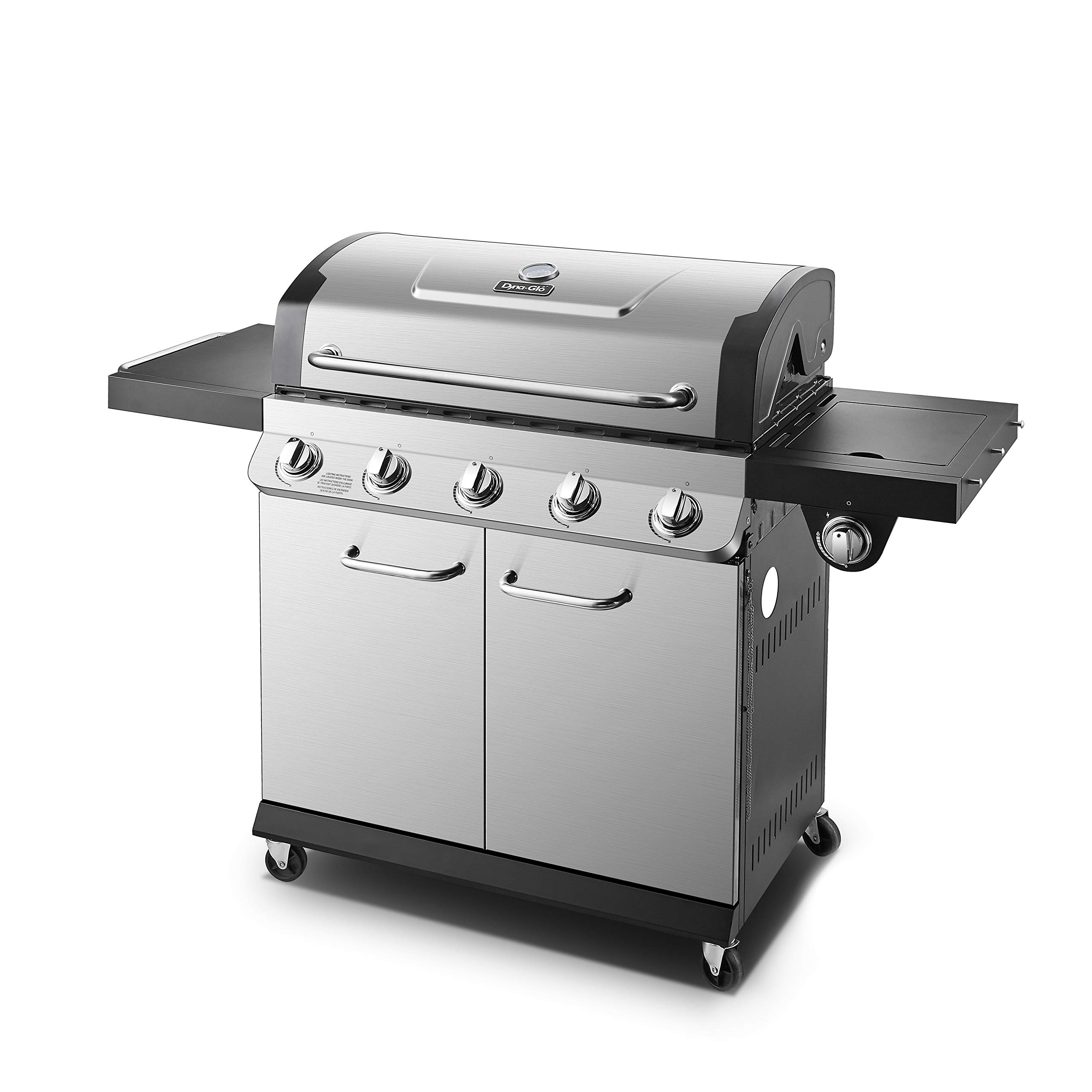 Amazon.com: Dyna-Glo DGP552SSP-D Premier 5 Burner Propane Gas Grill,  Stainless : Baby
