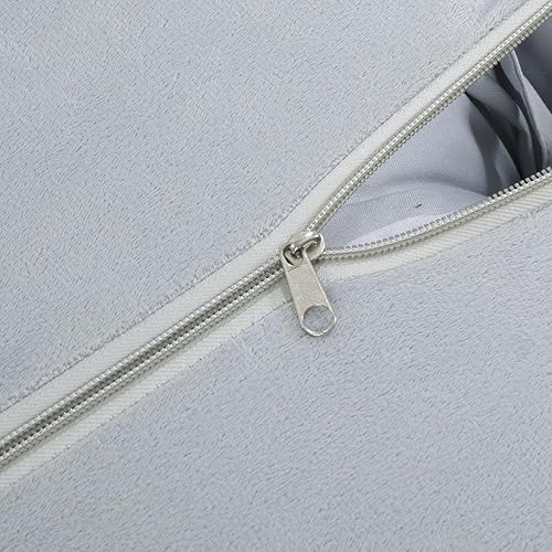 Miniatura 6 de HOMBYS Funda mullida y esponjosa para cojín de silla Papasan, solo funda de piel sintética (sin cojín), fundas de cojín extraíbles suaves con 8