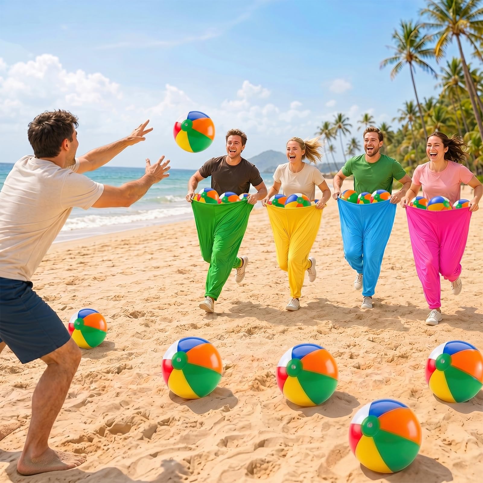 Granny Pants Yard Game Outdoor Fangspiel Set Hinterhof Rasen Partyspiel für Teenager und Erwachsene