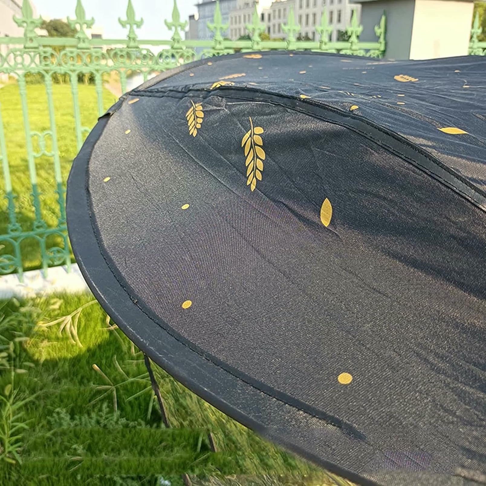 Universal Stuhl Baldachin Regenschirm - Faltbarer Sonnenschutz für Rollstühle und Roller, einfache 3-stufige Einrichtung, langlebiges Material mit Anti-Cracking-Technologie