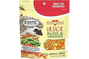 Tasty Hedgie Bugs & Veggie Treat: A Bug's Life Banquet for Your Hedgehog