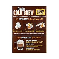 Vista 5 de Grady's Cold Brew Paquete de bolsas de café con 8 bolsas de frijoles (2 onzas), 24 porciones en total