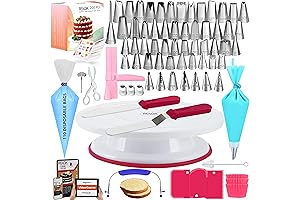 RFAQK 200-Piece Cake Decorating Kit for Beginners