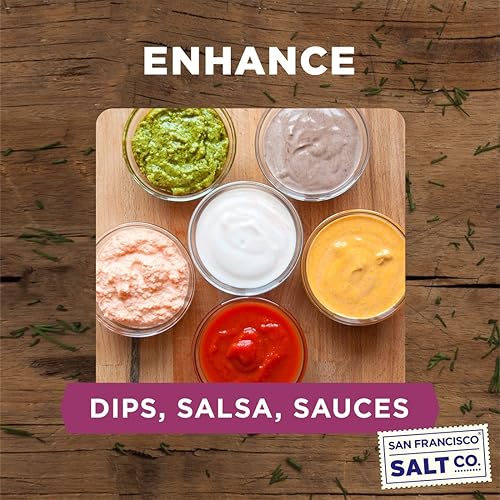 Miniatura 2 de Sal orgánica de ajo del Himalaya - Bolsa extra fina a granel de 2 libras San Francisco Salt Company