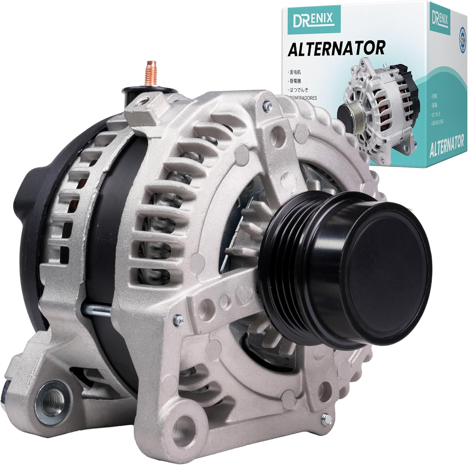 High Output Alternator For/Toyota Camry 2010-2011 L4 2.5L 12V 100A 4-Groove Upgraded 27060-0V060 11516N, 2100735, 210-0735, 2139298 104210-2650