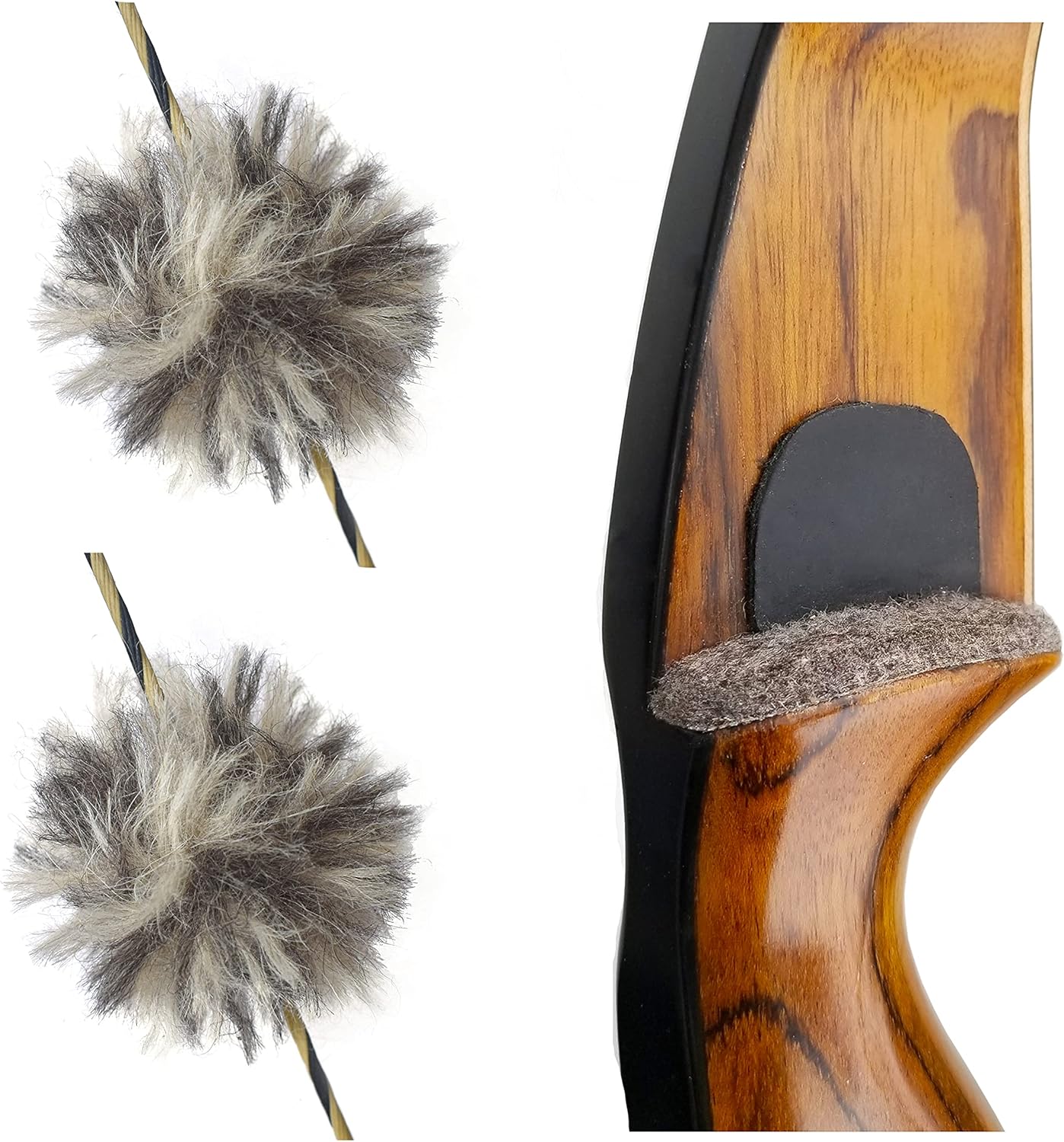 Standing Wolf Navajo Bow String Silencer 4 Piece Combo Pack