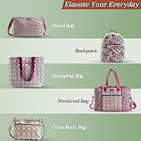 Vista 136 de Maison d' Hermine Bolsa de lona para mujer, bolsa de lona de algodón reutilizable para el hombro, bolsas de comestibles a granel con asa para 01