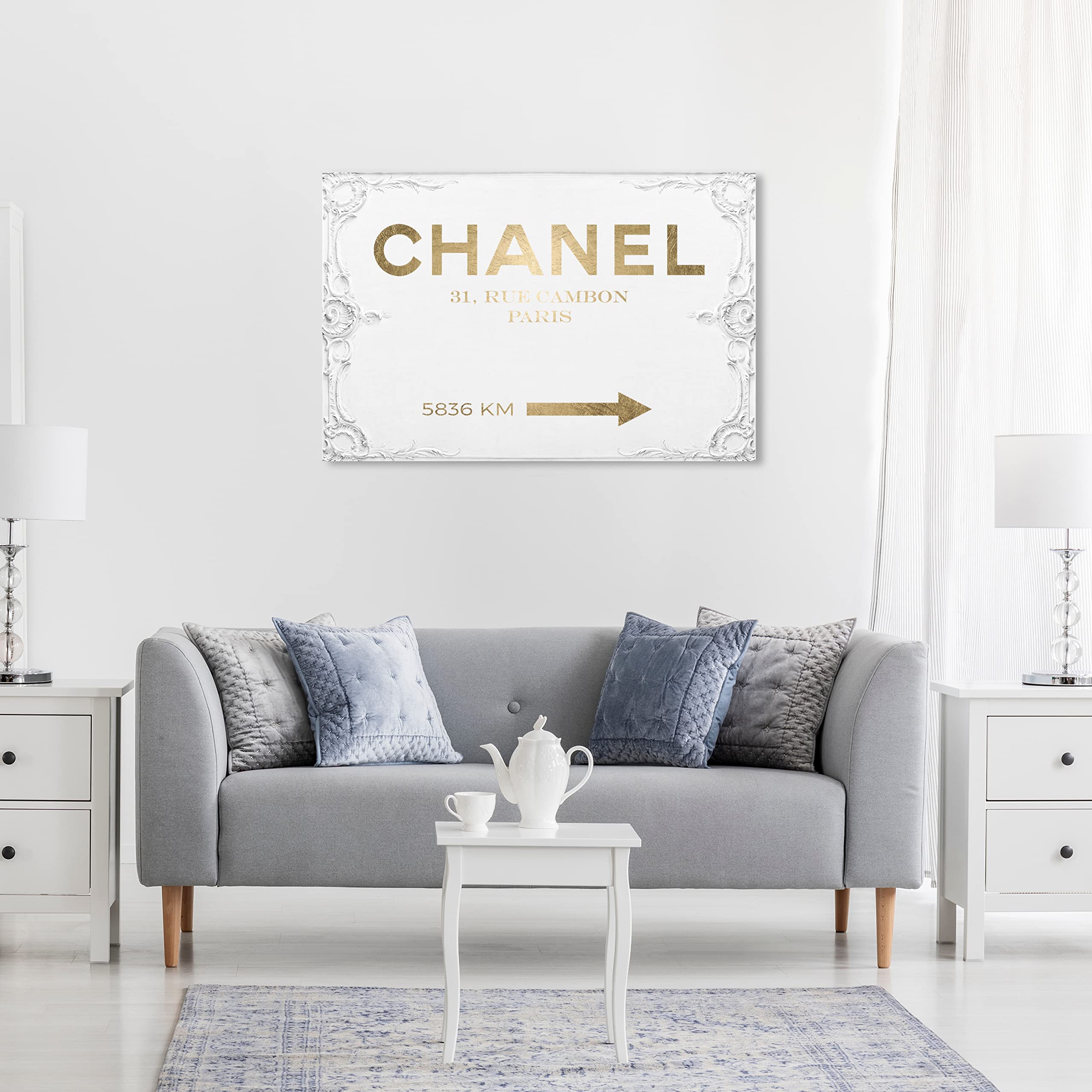 Amazon｜The Oliver Gal Artist Co. Oliver Gal 'Couture Road Sign